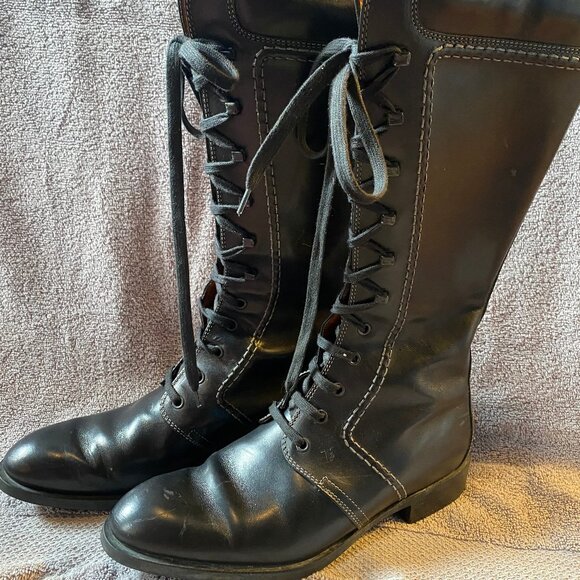 Tod's Leather Riding Boots - Picture 1 of 5